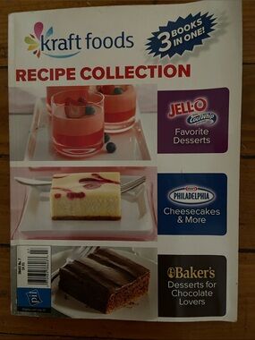 Y2K Kraft Foods Cookbook cheesecake chocolate dessert cookies cake cakes pie VTG
